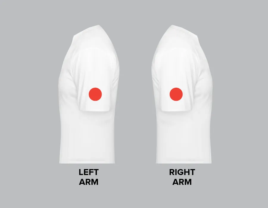 Tshirt Printing on sleeves Oman