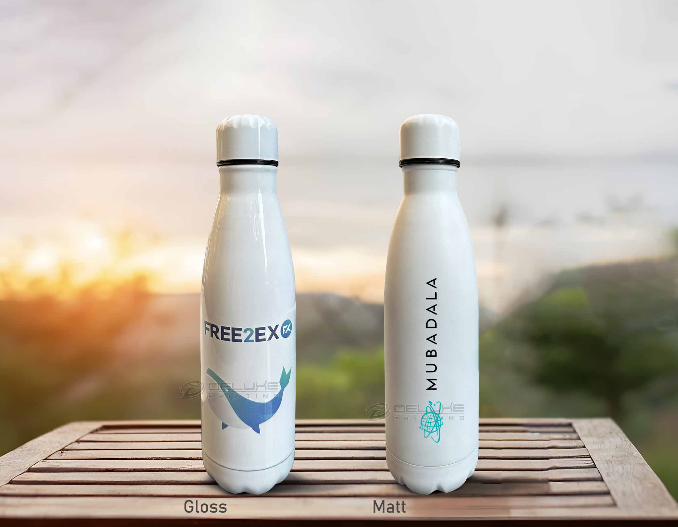 White Cooper Bottle Printing Oman