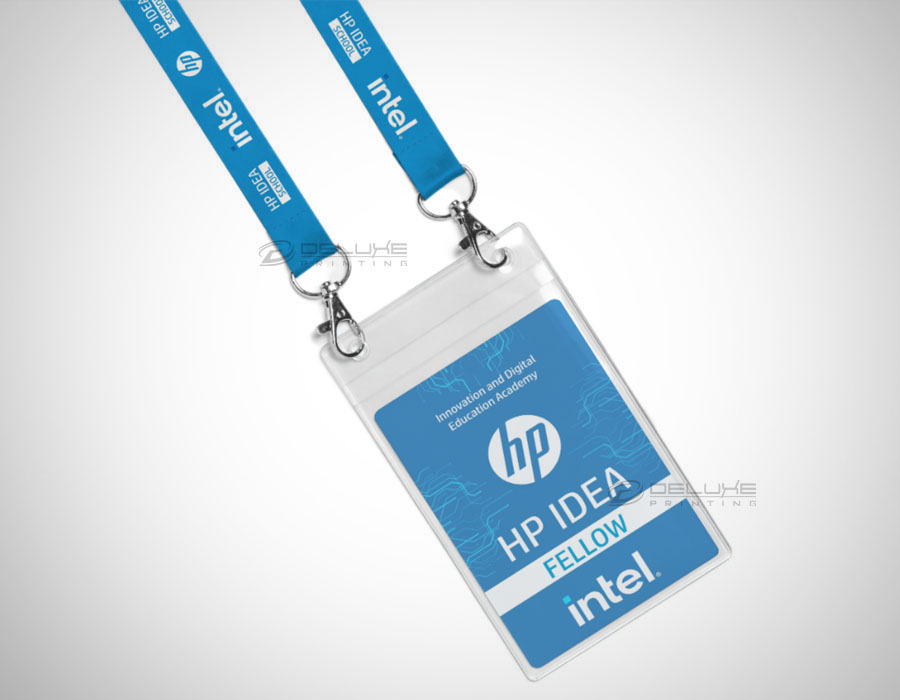 Double Metal Hook Lanyard Printing Oman