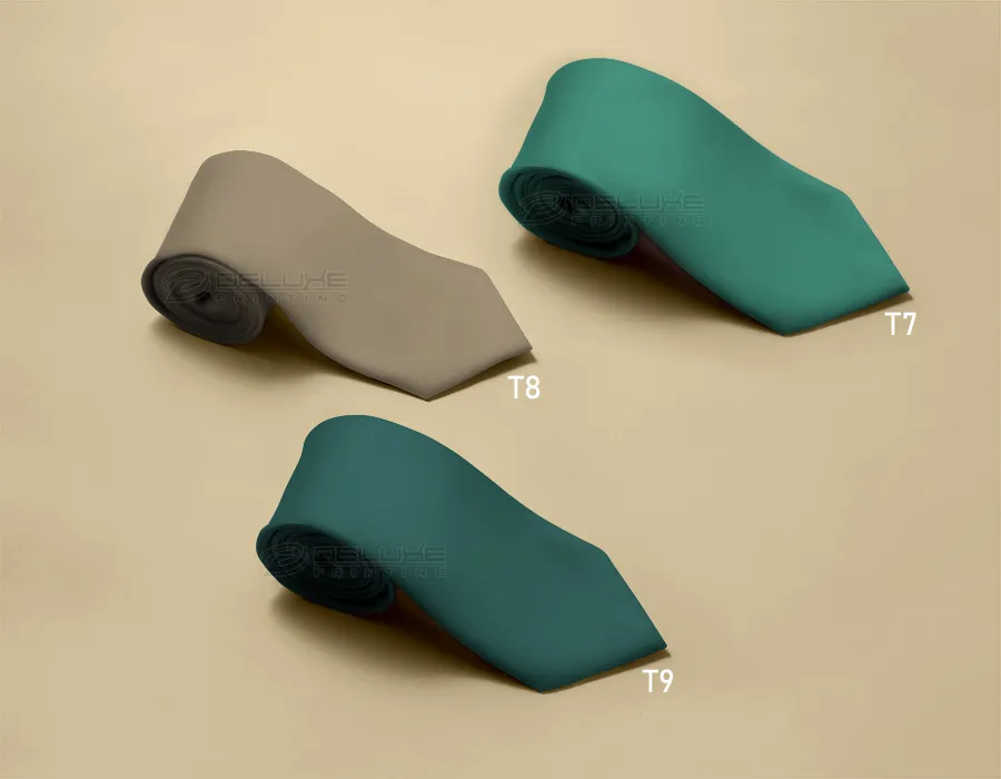 Green Color Ties Printing Oman