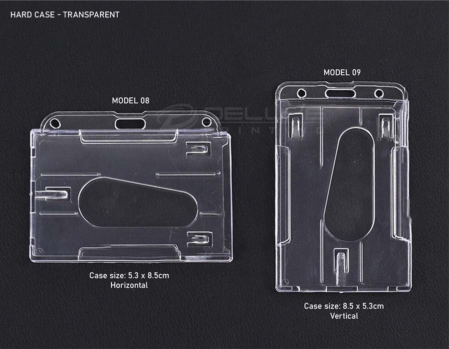 Hardcase transparent ID card printing Oman