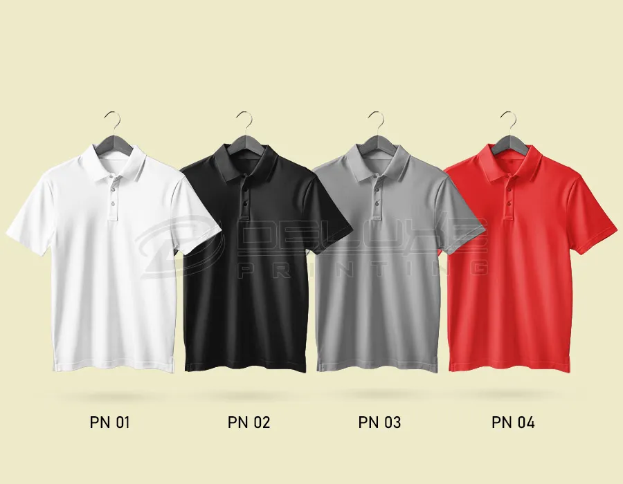 Polo Neck T-shirt Printing Oman