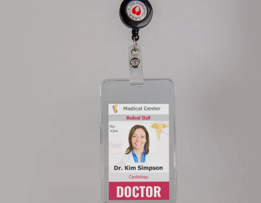 Rectractable badge printing Oman