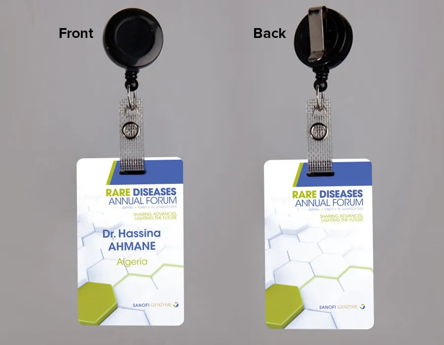 Rectractable badge printing Oman