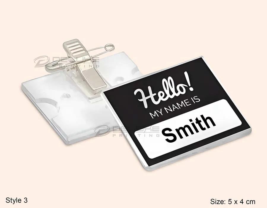 Reusable Name Badges Printing Oman