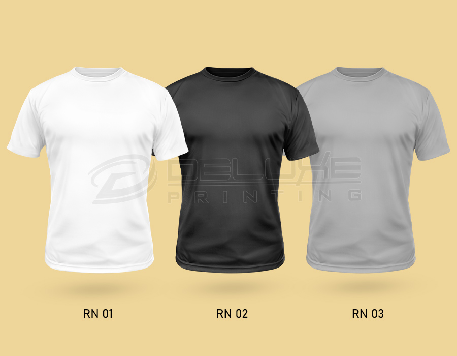 Round Neck T shirt Printing Oman