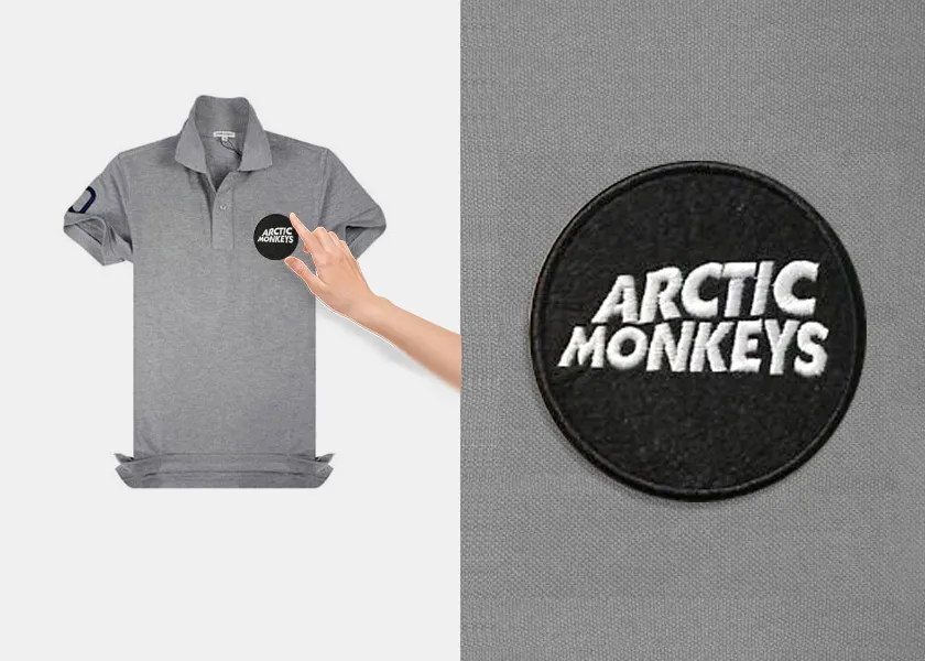 Tshirt Embroidery Patch Oman