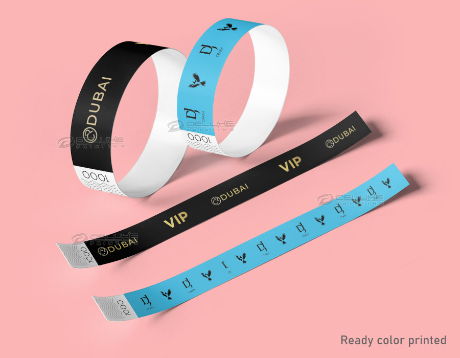 Tyvek Wristbands Printing Oman