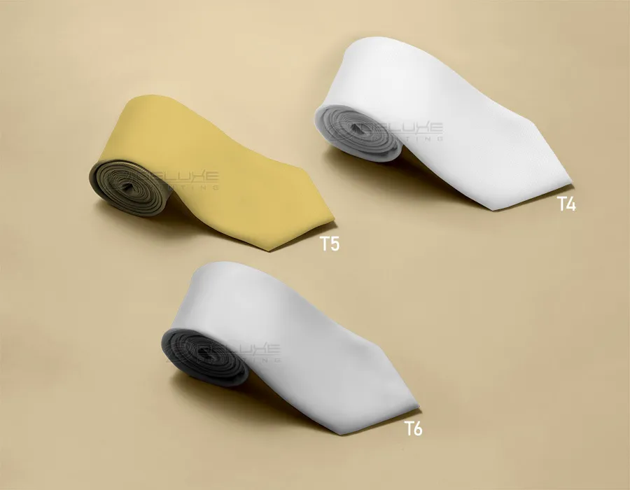 White Color Ties Printing Oman