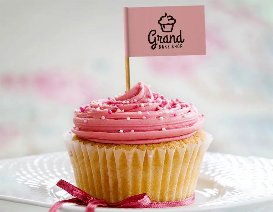 Cup Cake Toothpick Flags Oman