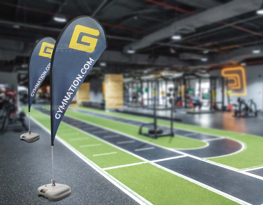 Tear Drop Flags Printing Oman