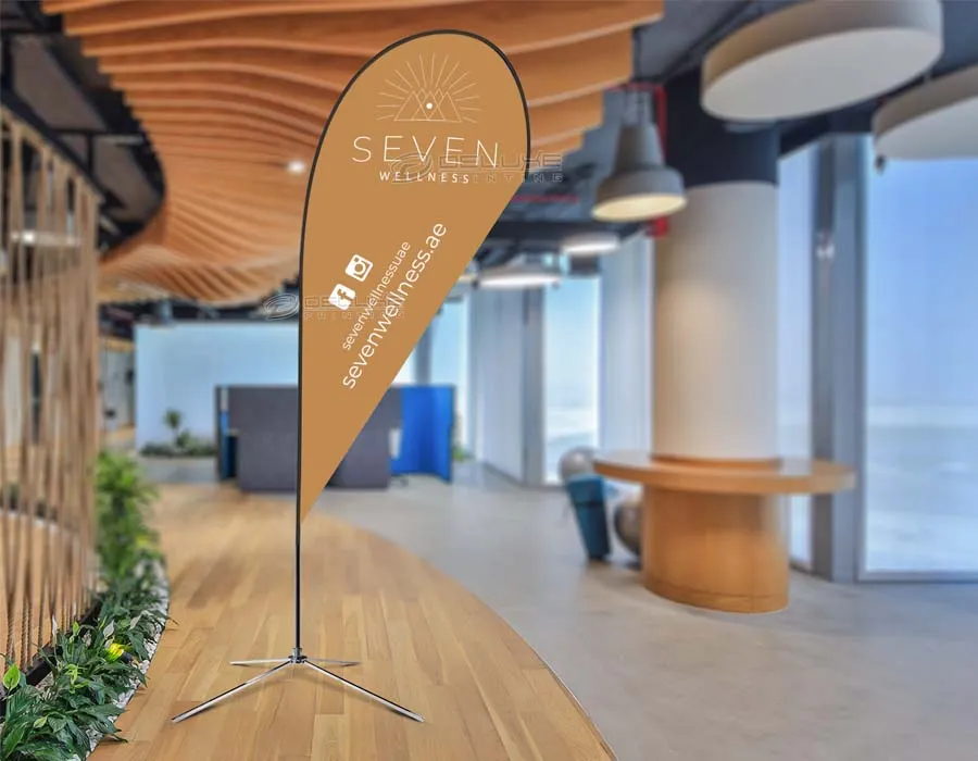 Tear Drop Flags Printing in Oman