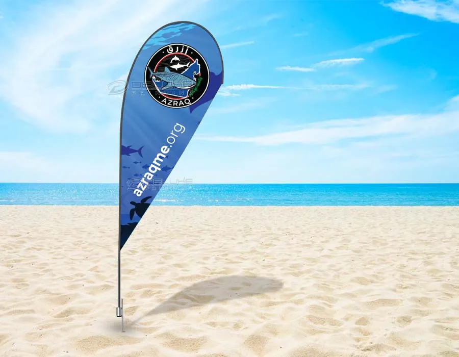 Tear Drop Flags Printing in Oman