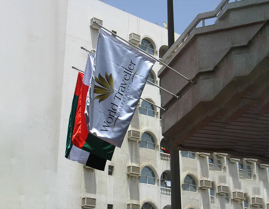 Wall Mounted Flags Printing Oman