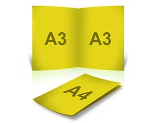 Single Fold Brochures Printing Oman