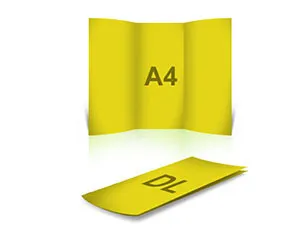 A4 to DL Brochures Printing in Oman