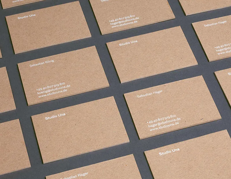 Craft Business Cards Special White Ink Oman