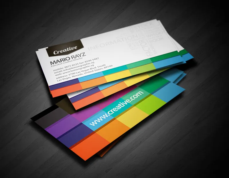 Textured Business Cards