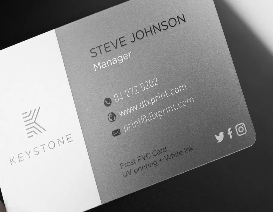 Black Plastic Business Cards Oman