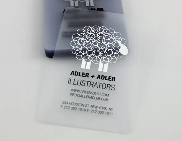 Frost Plastic Business Cards Oman